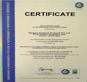 ISO 9001:2015 CERTIFICATE